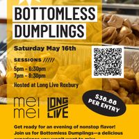 Bottomless Dumplings w/ Mei Mei Dumplings thumbnail