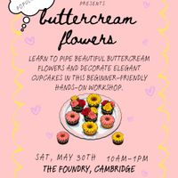 Korean Buttercream Flowers workshop thumbnail