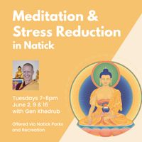 Meditation & Stress Reduction (3-Week Course in Natick) thumbnail