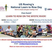 National Learn to Row Day with Gentle Giant Rowing Club thumbnail