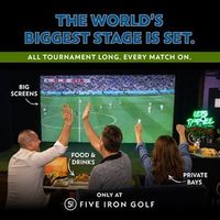 Watch the World Cup Live at Five Iron Golf thumbnail