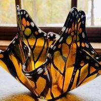 Butterfly Vase; Glass Fusing Class thumbnail