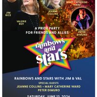 Rainbows and Stars Pride Party with Jeanne Crowley,  Peter DiMuro and Mary Catherine Ward hosted by Jim Rice and Valerie Roy thumbnail