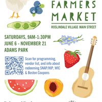  Roslindale Summer Farmers Market  thumbnail
