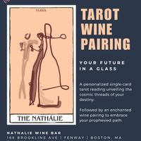 Tarot Reading & Wine Pairing at nathálie wine bar in Fenway, Boston thumbnail
