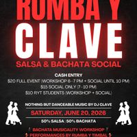 Rumba y Clave: Salsa & Bachata Social (Opening Night) thumbnail