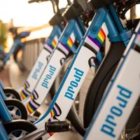 Blue Cross Blue Shield of MA Celebrates Pride Month with Return of Proud Bikes to Bluebikes System thumbnail
