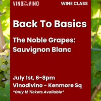 Back To Basics - The Noble Grapes: Sauvignon Blanc (Wine Class) thumbnail