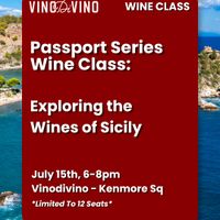 Passport Series: Exploring the Wines of Sicily (Wine Class) thumbnail