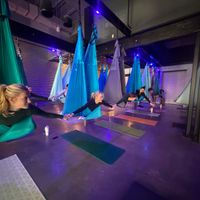 Soft Girl Aerial Yoga + Sound Bath thumbnail