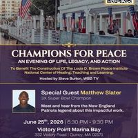 Champions for Peace: An Evening of Life, Legacy, and Action with Matthew Slater thumbnail