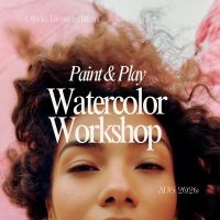 Paint & Play: Olivia Dean Themed Watercolor Workshop in Somerville thumbnail