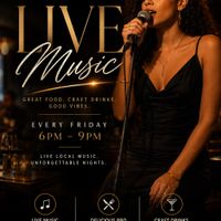Friday LIVE MUSIC • BBQ •DINNER thumbnail