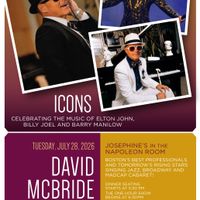  David McBride - ICONS - the music of Elton John, Billy Joel and Barry Manilow thumbnail