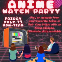 Anime Watch Party @ Impeccable Art Gallery thumbnail