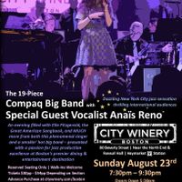 19-Piece Compaq Big Band w/ Special Guest Vocalist Anaïs Reno at City Winery Boston thumbnail