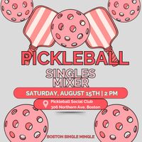 PICKLEBALL AND MINGLE FOR SINGLES! thumbnail