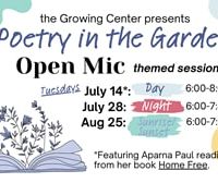 Poetry in the Garden Open Mic thumbnail