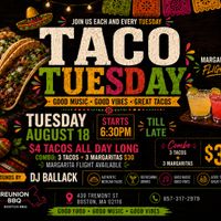 Taco Tuesday with DJ Ballack | $4 Tacos + Margaritas thumbnail
