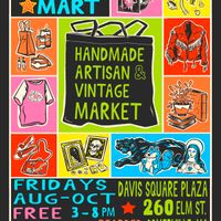 SMALL ⭐ MART Outdoor Market | Art, Makers & Vintage in Davis Square Plaza thumbnail