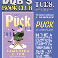 Dani's Queer Bar x All She Wrote Books Book Club: PUCK thumbnail