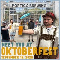 Portico Brewing Oktoberfest 2026 thumbnail