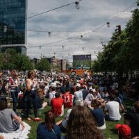 Patriots Watch Party at Time Out Market Boston thumbnail
