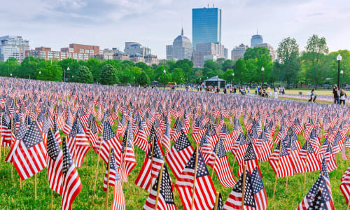 Thumbnail for Memorial Day Garden of Flags: 37,000+ flags on Boston Common