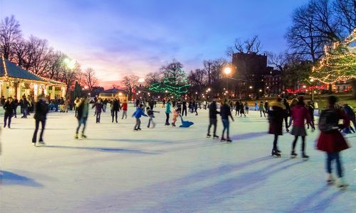Thumbnail for Ice Skating on the Frog Pond at Boston Common