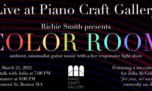 Thumbnail for Piano Craft Gallery Presents: Color Room, A Live Synesthetic Experience