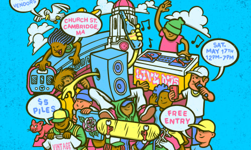 Thumbnail for Block Party & Vintage Market @ Harvard Square | Select Markets