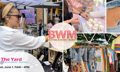 Thumbnail for POSTPONED DUE TO RAIN: Boston Women’s Market at The Yard Suffolk Downs