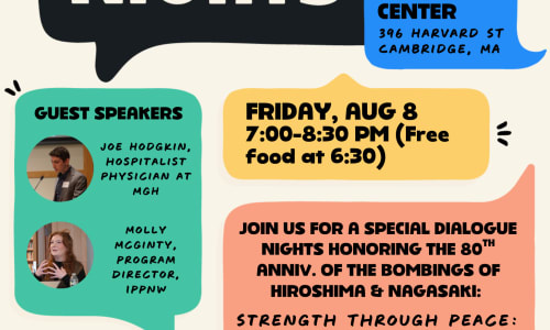 Thumbnail for [Dialogue Nights] Strength Through Peace: Learning From Hiroshima and Nagasaki, 80 Years Later