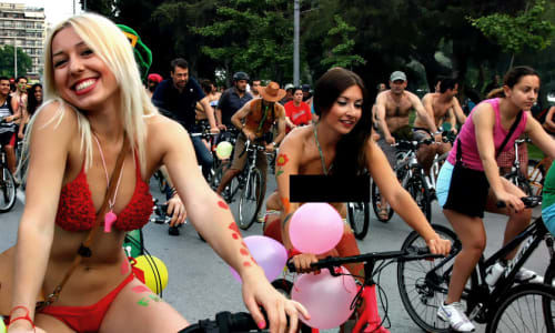 Thumbnail for Boston World Naked Bike Ride - WNBR Boston 2025