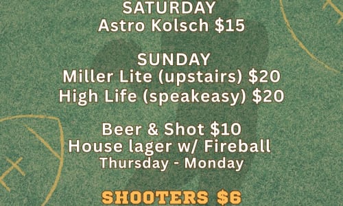 Thumbnail for Football Watch Parties + Game Day Specials at Astro Beer Hall Shirlington