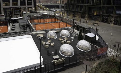 Thumbnail for Ballers Boston Seaport Now Open: Ice Skating, Igloos, Fire Pits & Winter Drinks / Bites