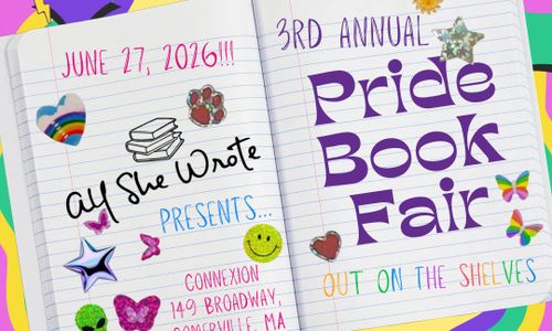 Thumbnail for All She Wrote Presents: Pride Book Fair - OUT on The Shelves
