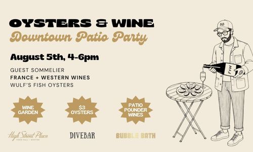Thumbnail for Oysters & Wine Downtown Patio Party