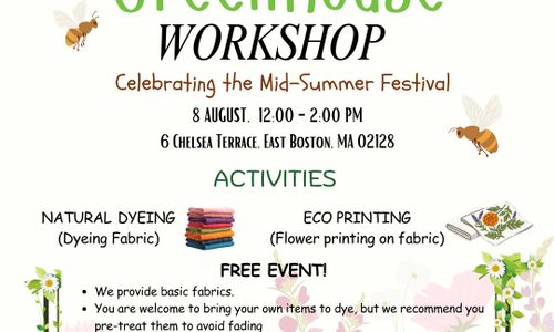 Thumbnail for Free Greenhouse Workshop: Natural Dyeing & Eco Printing