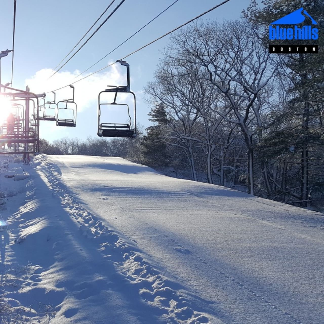 Skiing at Blue Hills 01 01 24