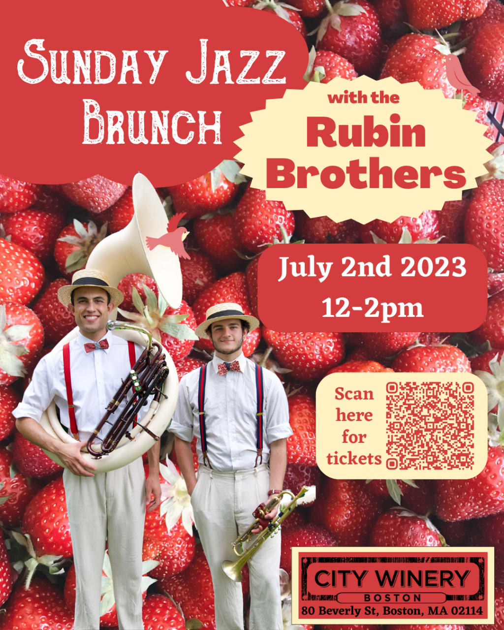 Sunday Jazz Brunch with The Rubin Brothers [07/02/23]