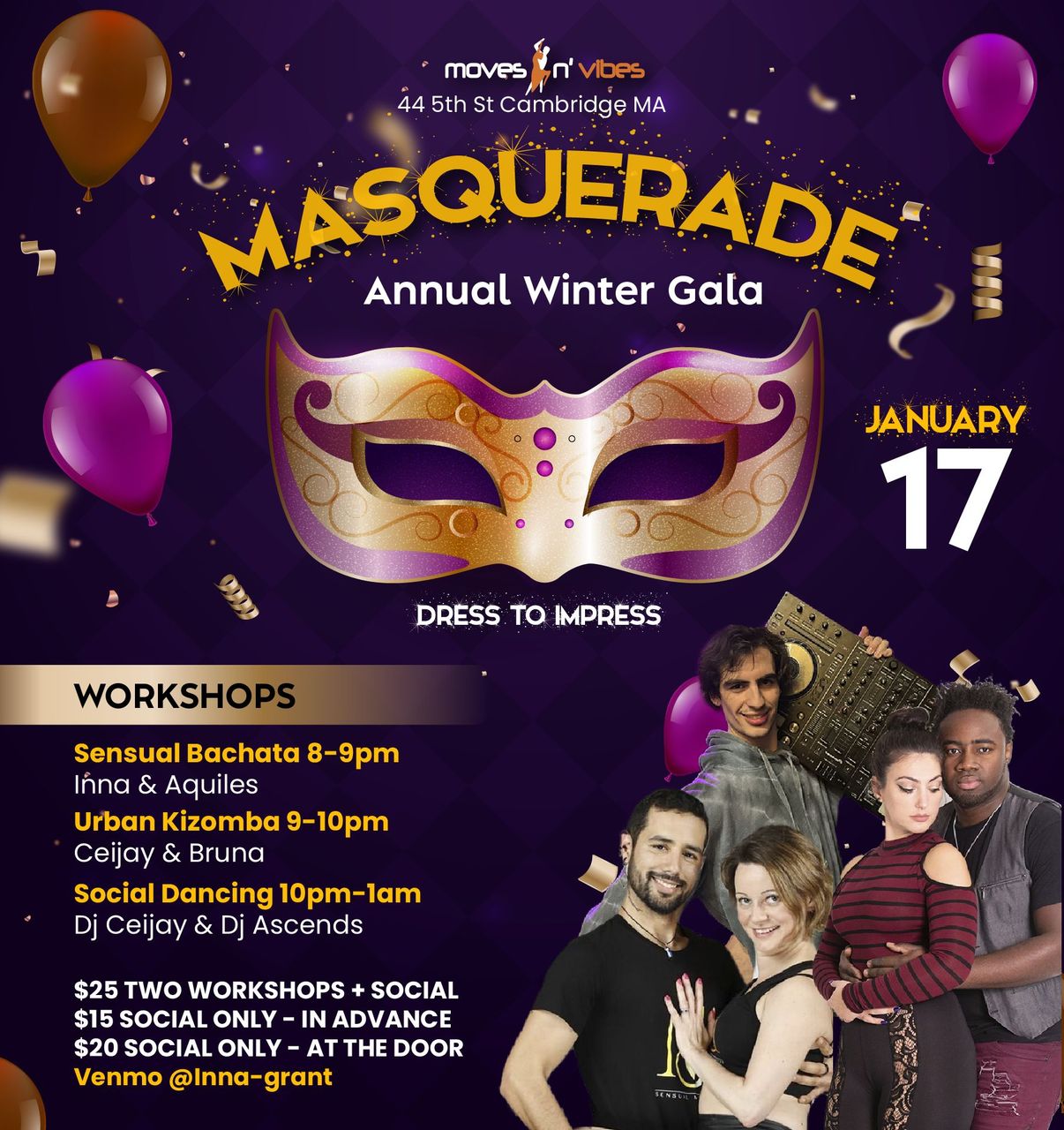 Annual Winter Gala Masquerade! [01/17/25]