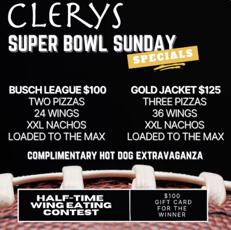 SUPER-BOWL PARTY 2023 - Sunday 12th February.