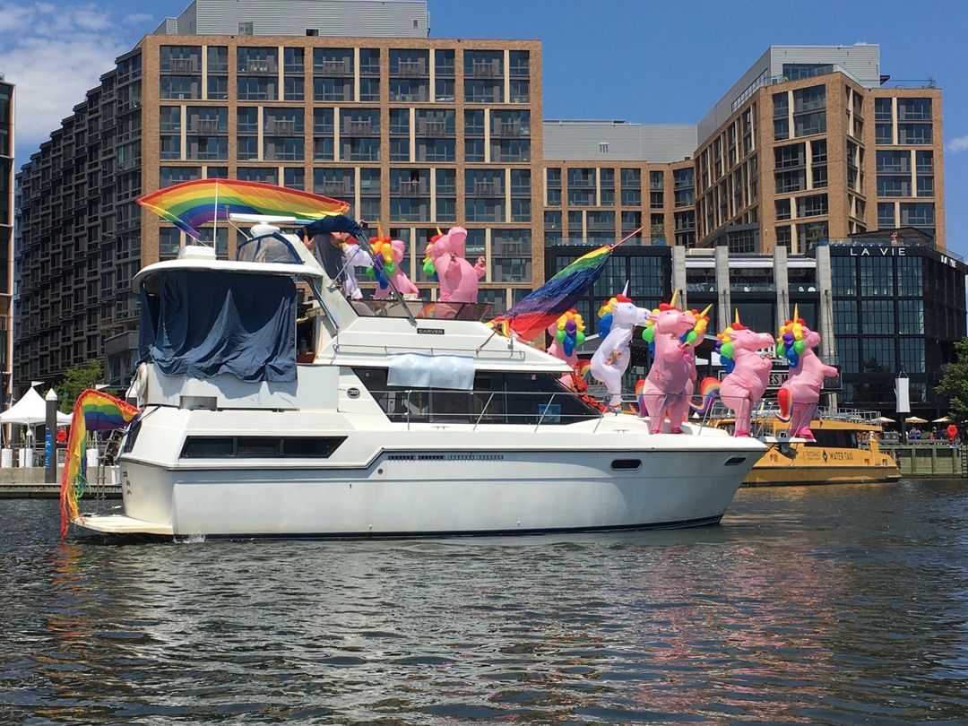 Pride on the Pier WorldPride Boat Parade Joyraft
