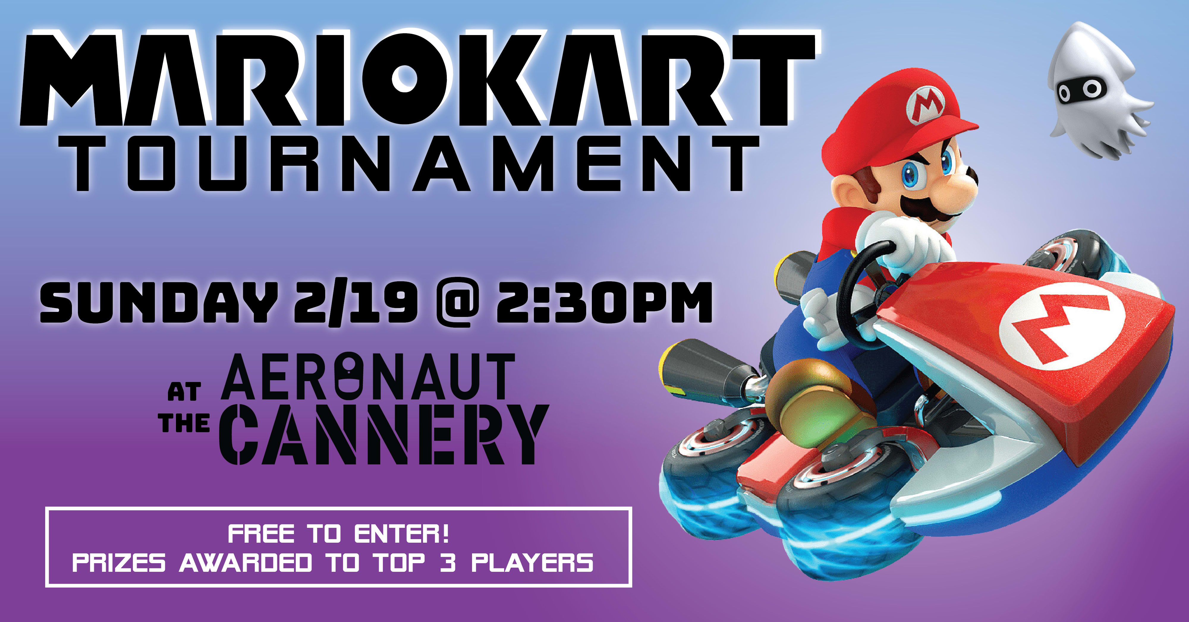 Mario Kart Tournament at Aeronaut Cannery [02/19/23]