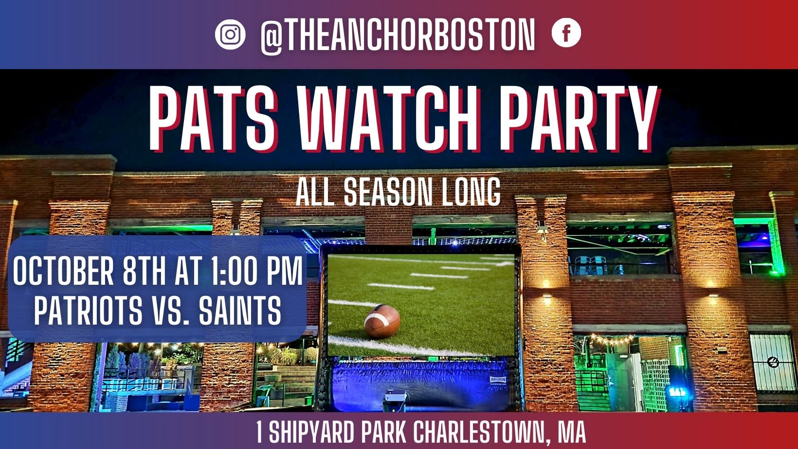 Pats Watch Party [10/08/23]