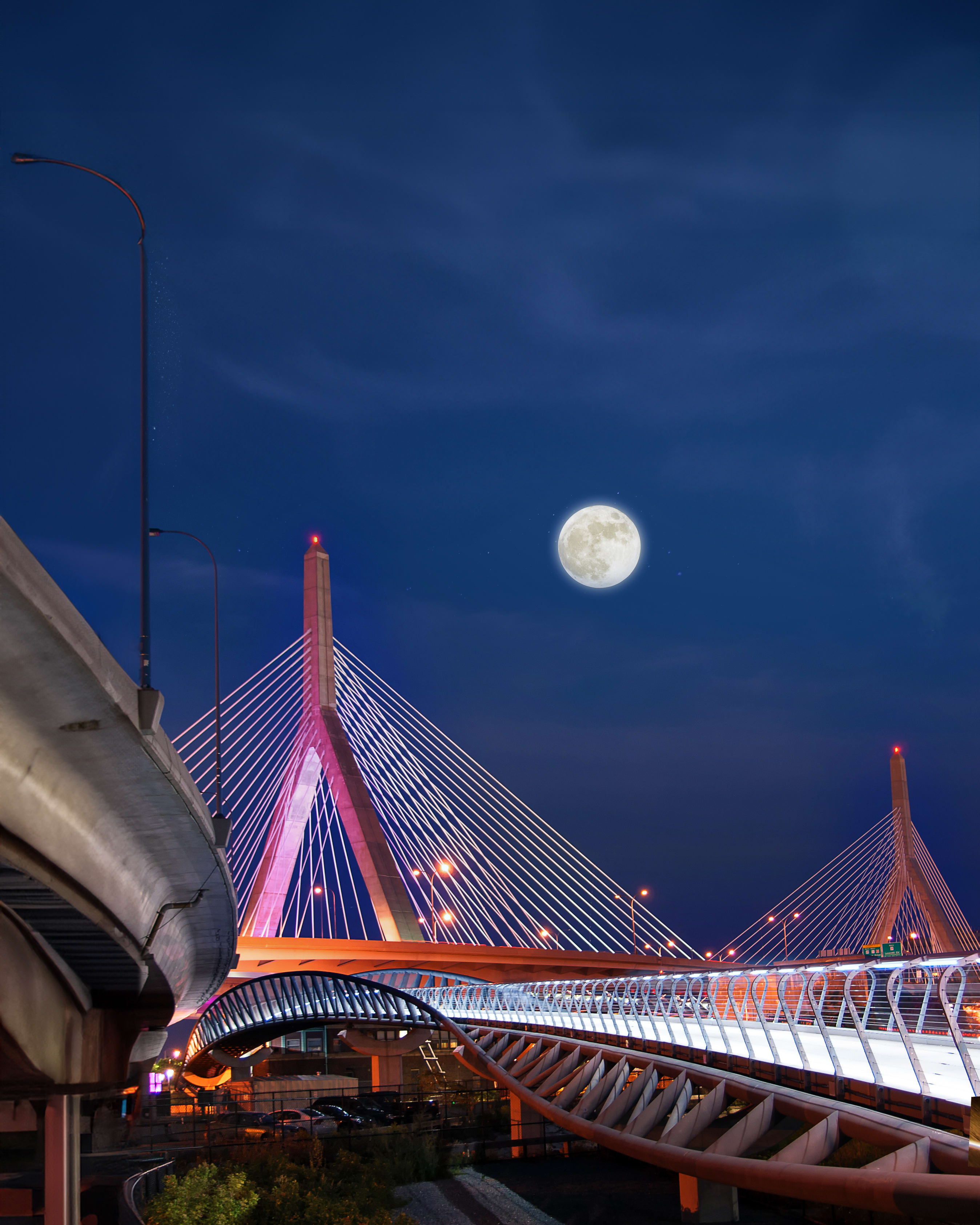 Rare 'Blue Supermoon' Over Boston August 2024 [08/18/24]