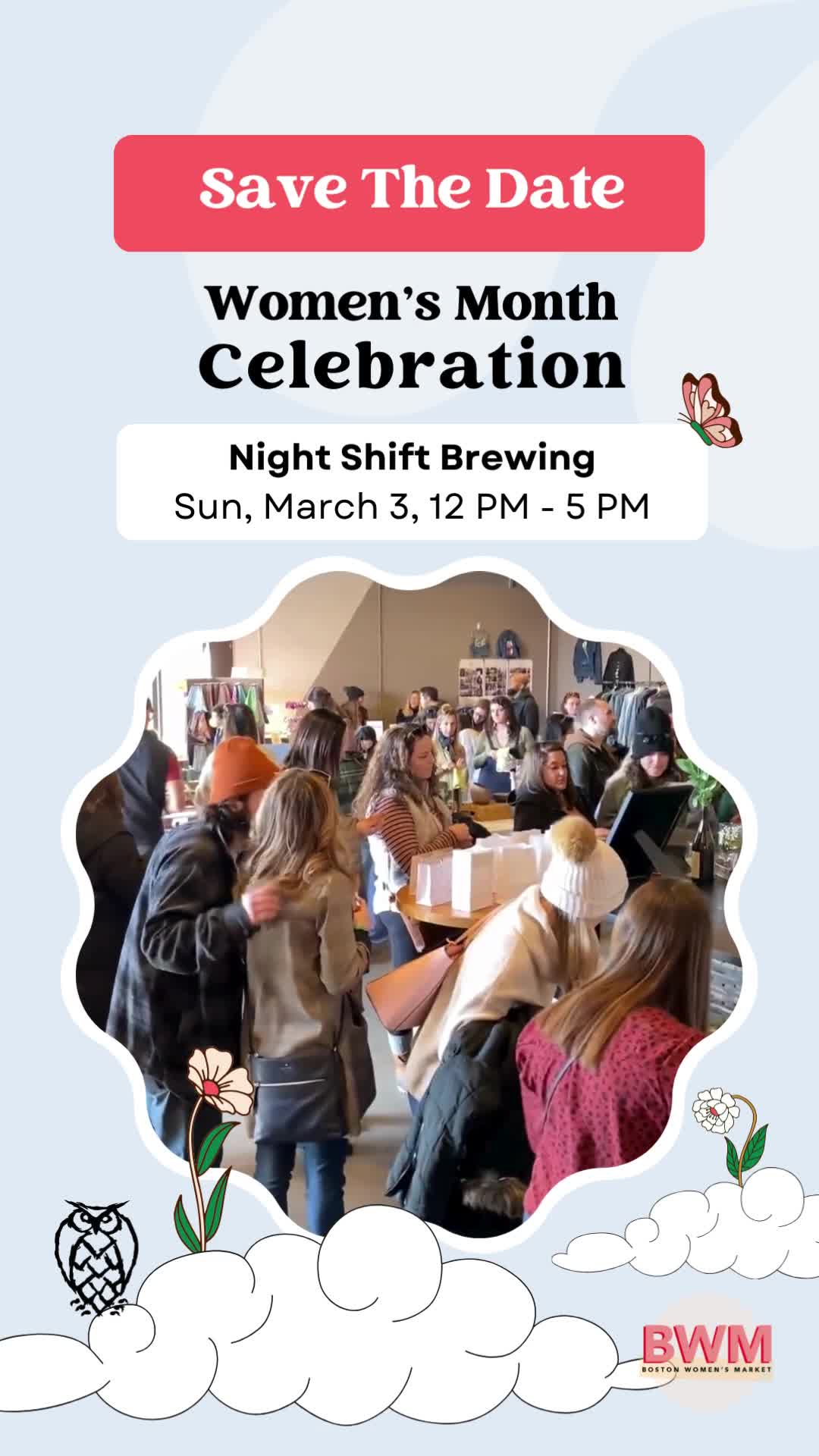 Women’s Month Celebration Market at Night Shift Brewing thumbnail