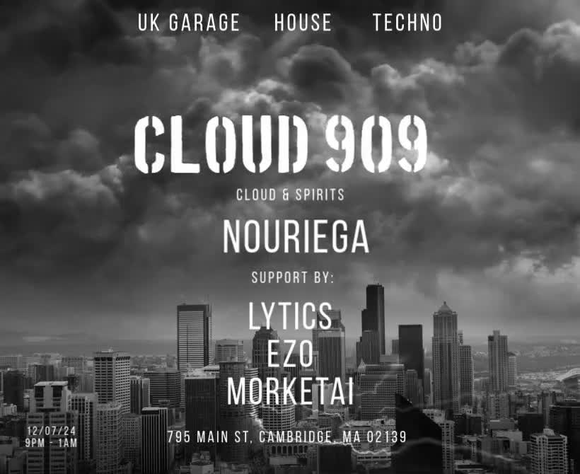 Cloud 909: UK Garage House & Techno @ Cloud & Spirits thumbnail