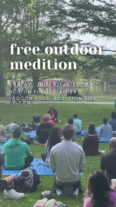 Free Outdoor Meditation @ Boston Public Garden thumbnail